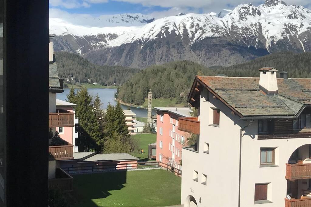 Bilocale Nuovo St. Moritz Chesa Arlas Exterior foto