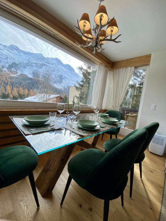 Bilocale Nuovo St. Moritz Chesa Arlas Exterior foto